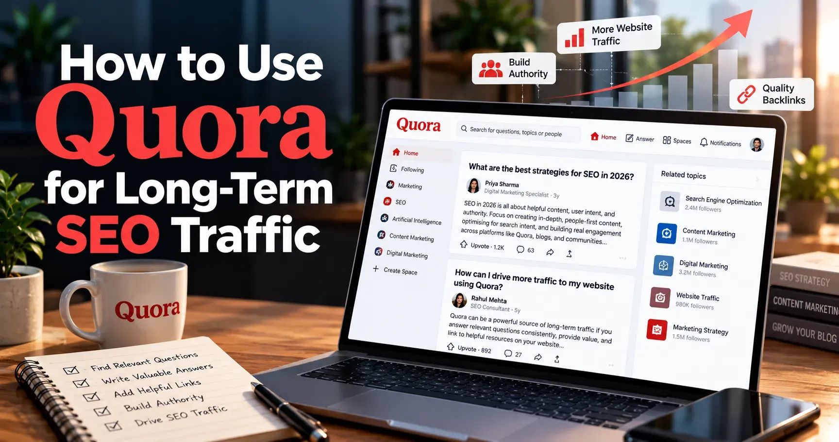 How to Use Quora for Long-Term SEO Traffic