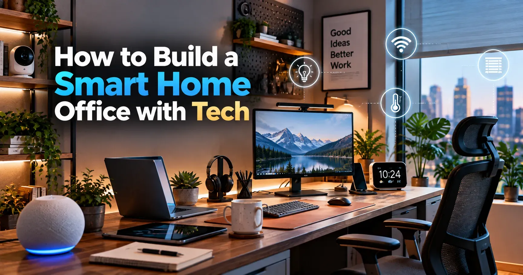 How to Build a Smart Home Office with Tech